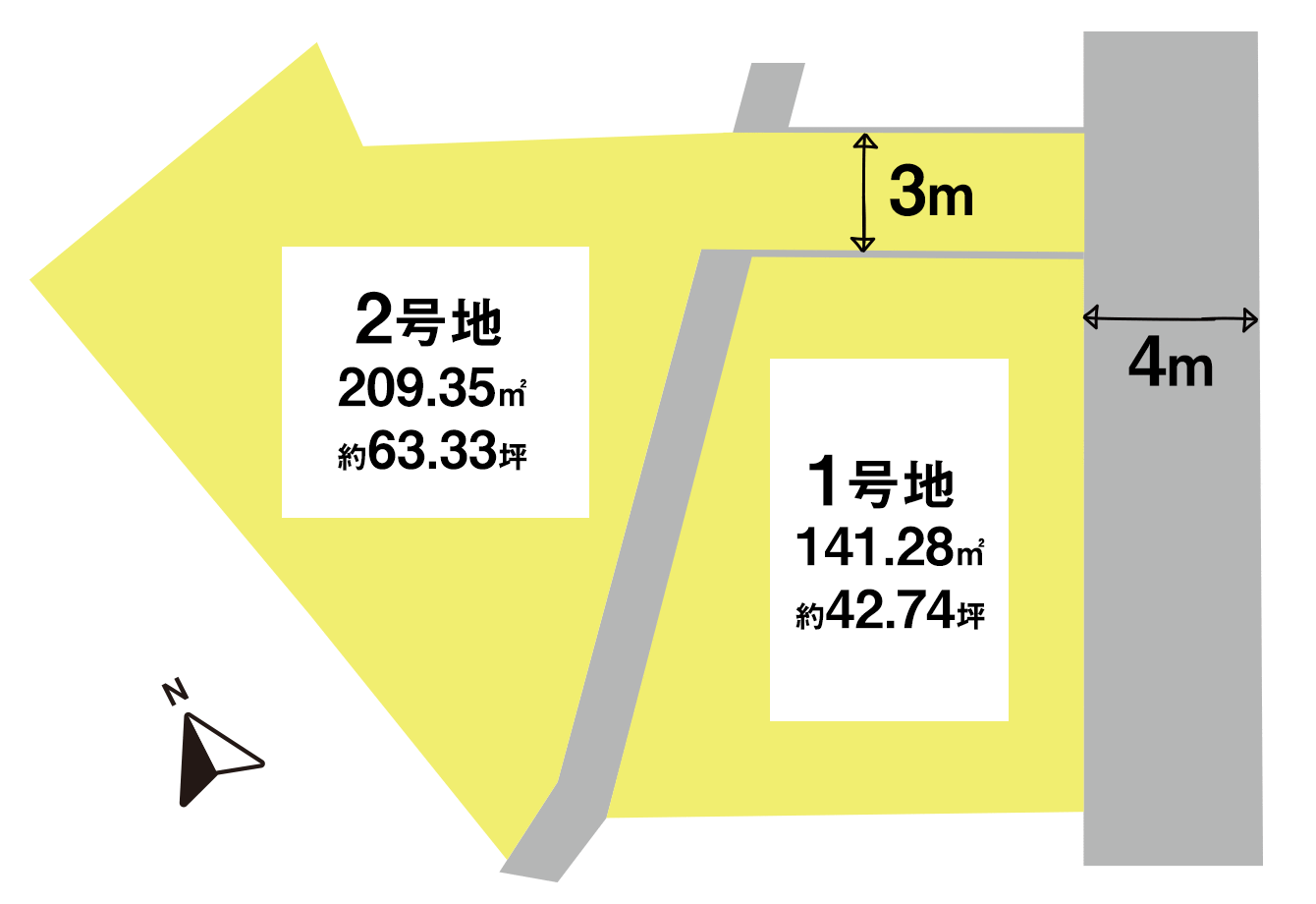 和泉市伯太町　区画図